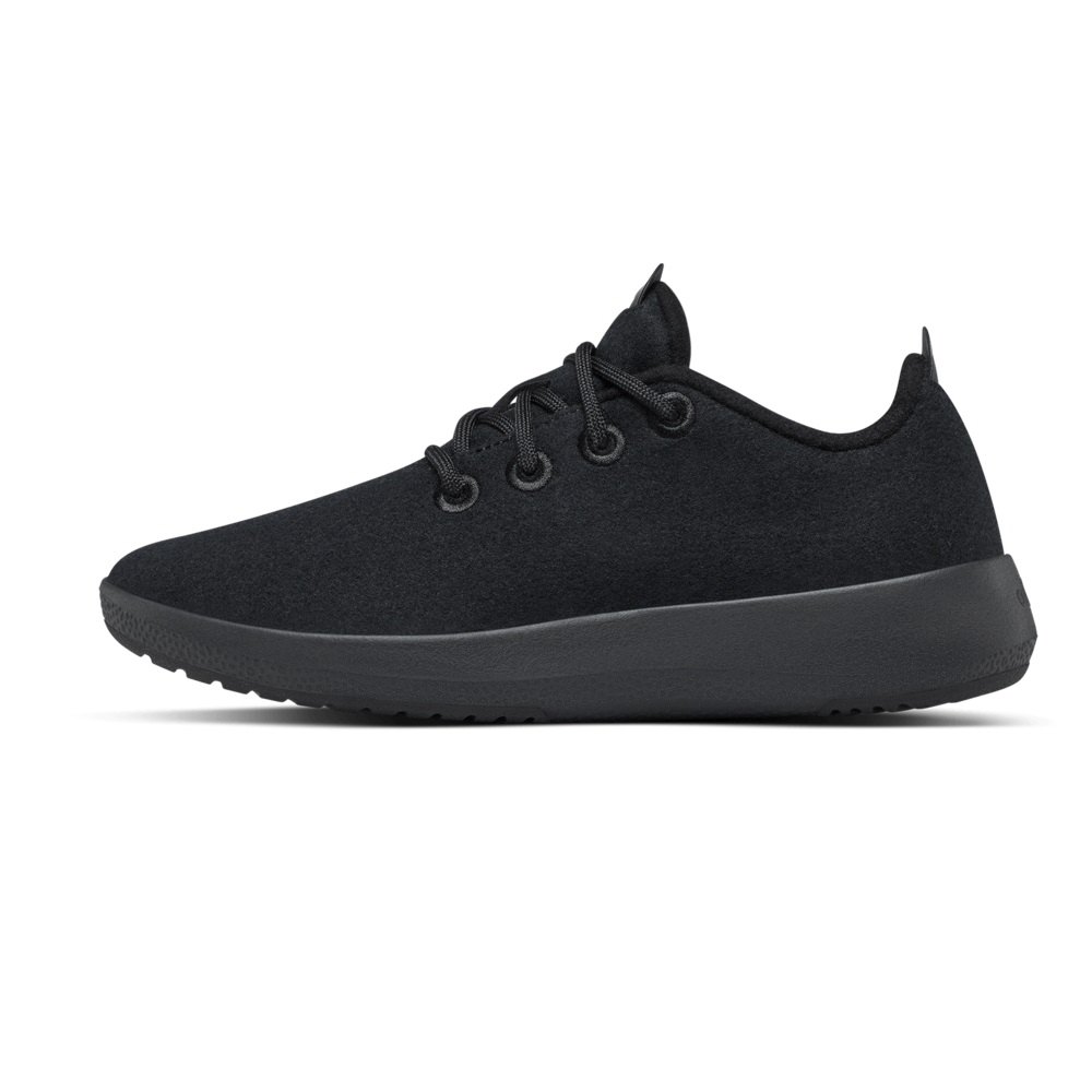 Allbirds Men\'s Sneakers Black - Wool Runner Mizzles - 62980ADJQ